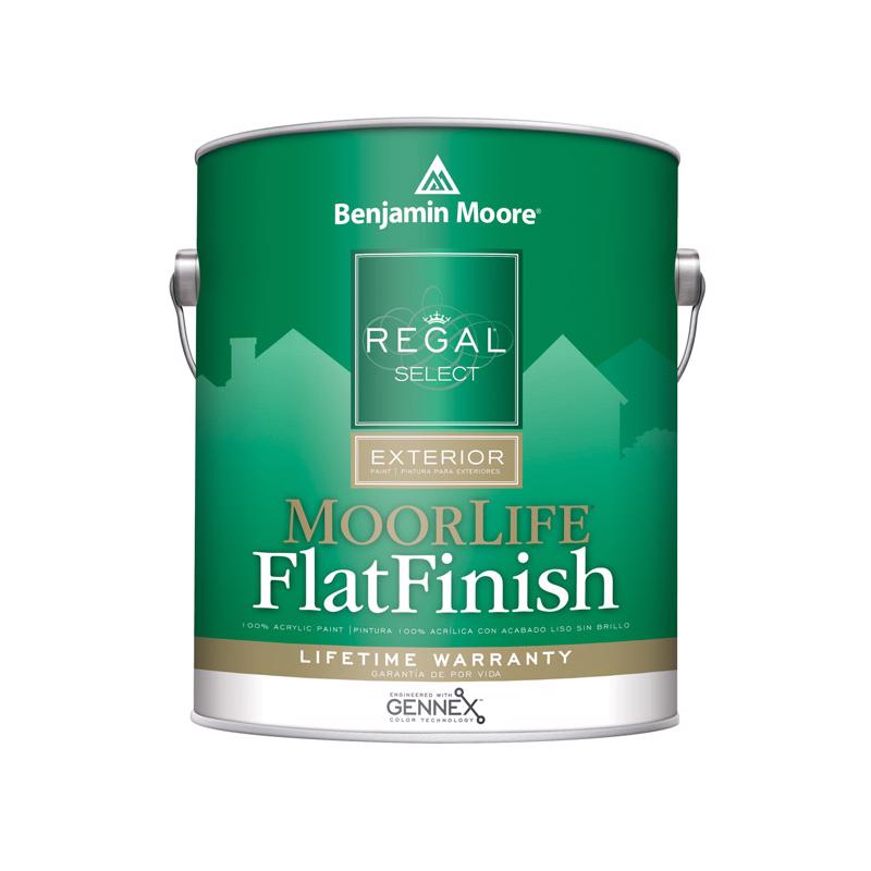 Benjamin Moore Regal Select Flat Tintable Base Base 4 Paint Exterior 1 gal