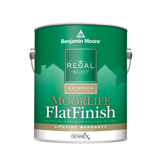 Benjamin Moore Regal Select Flat Tintable Base Base 3 Paint Exterior 1 gal