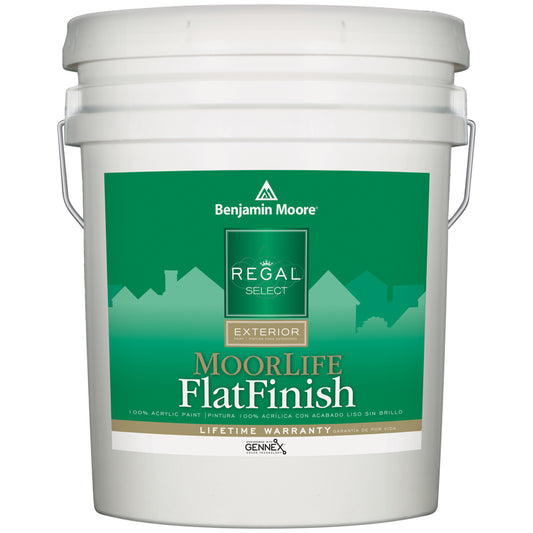 Benjamin Moore Regal Select Flat Tintable Base Base 2 Paint Exterior 5 gal