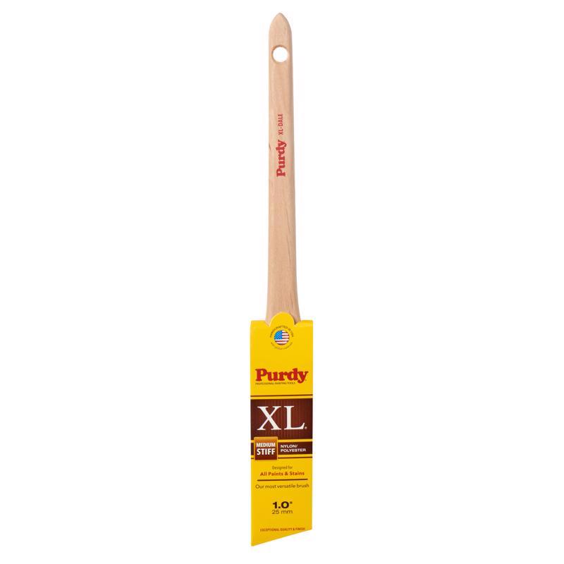 Purdy XL Dale 1 in. Medium Stiff Angle Trim Paint Brush