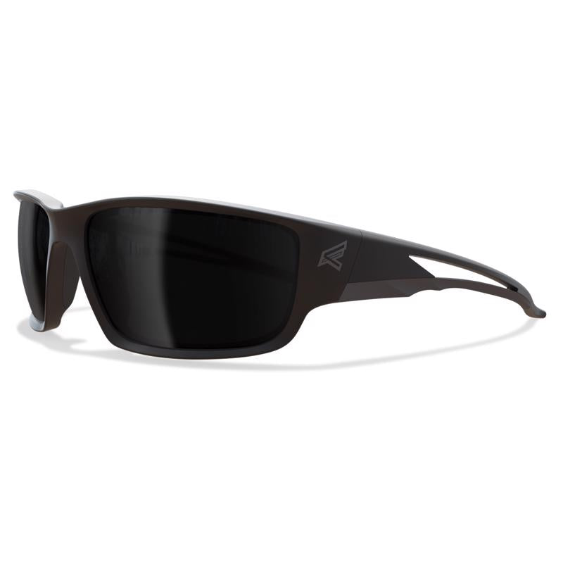 Edge Eyewear Kazbek Anti-Fog Polarized Safety Glasses Smoke Lens Black Frame 1 pc