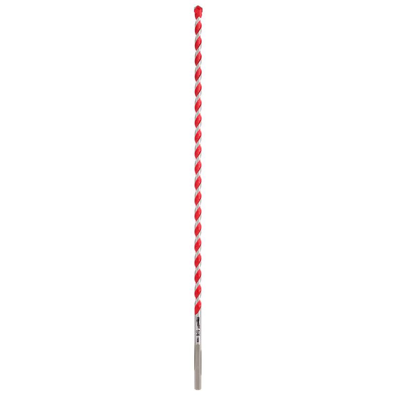 Milwaukee 5/16 in. X 12 in. L Carbide Hammer Drill Bit 3-Flat Shank 1 pk