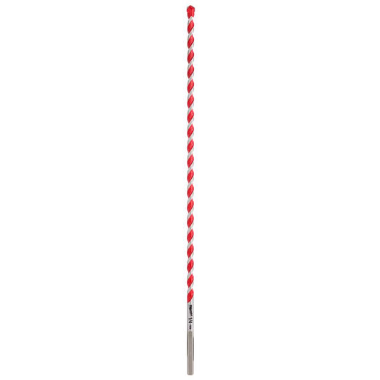 Milwaukee 5/16 in. X 12 in. L Carbide Hammer Drill Bit 3-Flat Shank 1 pk