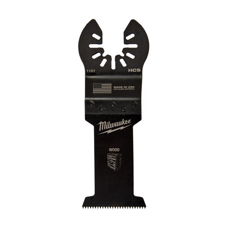 Milwaukee Universal Fit Open-Lok 1-3/8 in. L X 1-3/8 in. W High Carbon Steel Multi-Tool Oscillating