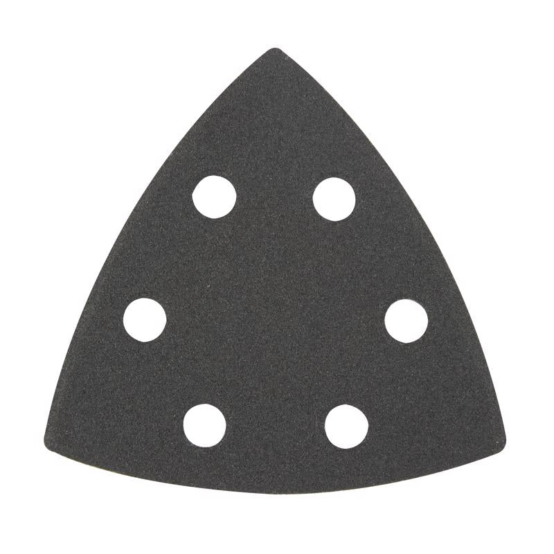 Milwaukee 3-1/2 in. Silicon Carbide 180 Grit Triangular Sanding Paper 6 pk