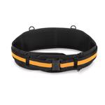 ToughBuilt Polyester Heavy Duty Padded Belt with Back Support 4.25 in. L X 13.5 in. H Black/Orange O