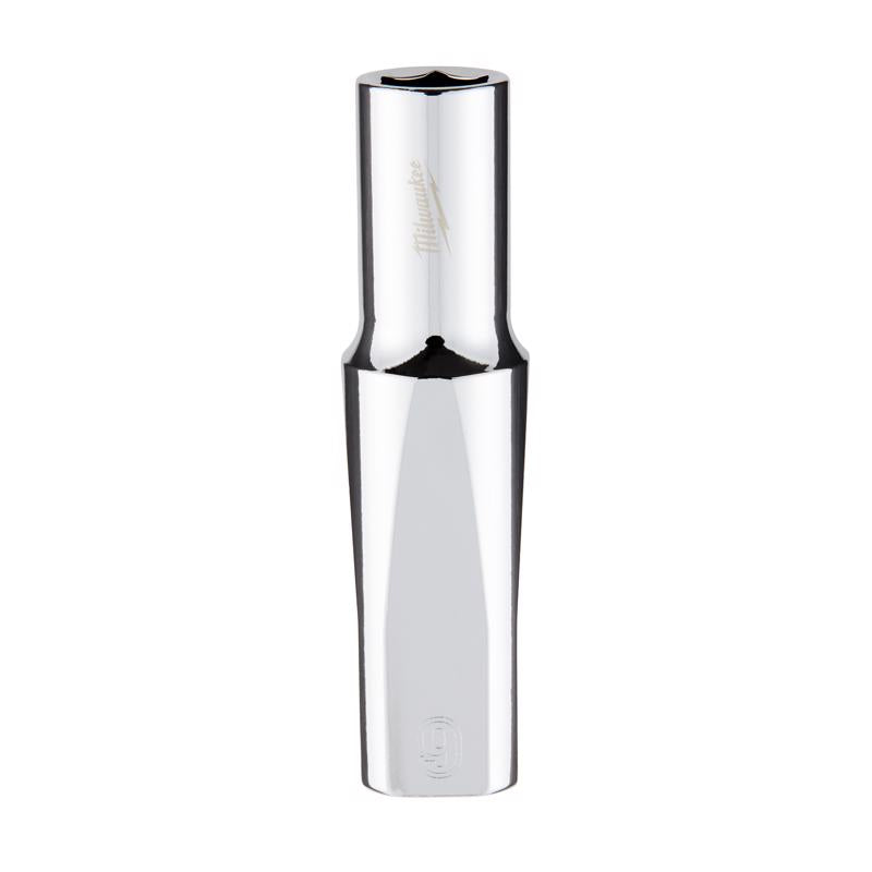 Milwaukee 9 mm X 3/8 in. drive Metric 6 Point Standard Deep Socket 1 pc