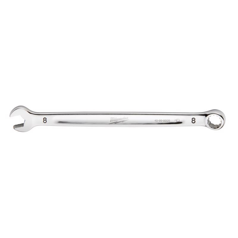 Milwaukee Max Bite 8 mm 6 and 12 Point Metric Combination Wrench 0.71 in. L 1 pc