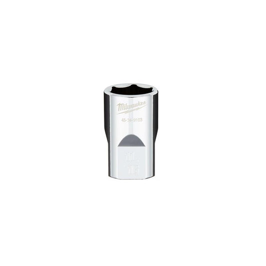 Milwaukee 11/16 in. X 1/2 in. drive SAE 6 Point Standard Deep Socket 1 pc