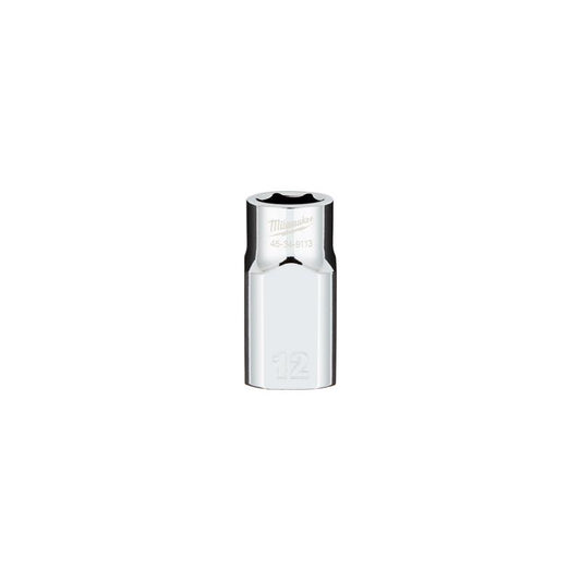 Milwaukee 12 mm X 1/2 in. drive Metric 6 Point Standard Socket 1 pc
