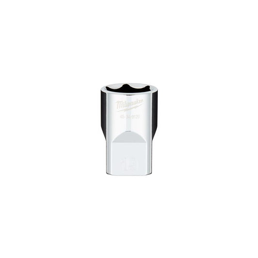 Milwaukee 19 mm X 1/2 in. drive Metric 6 Point Standard Deep Socket 1 pc