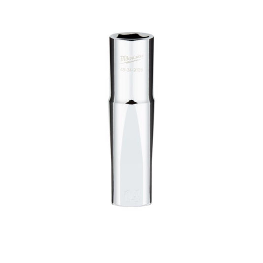 Milwaukee 14 mm X 1/2 in. drive Metric 6 Point Standard Deep Socket 1 pc