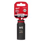 Milwaukee Shockwave 3/4 in. X 3/8 in. drive SAE 6 Point Deep Impact Socket 1 pc