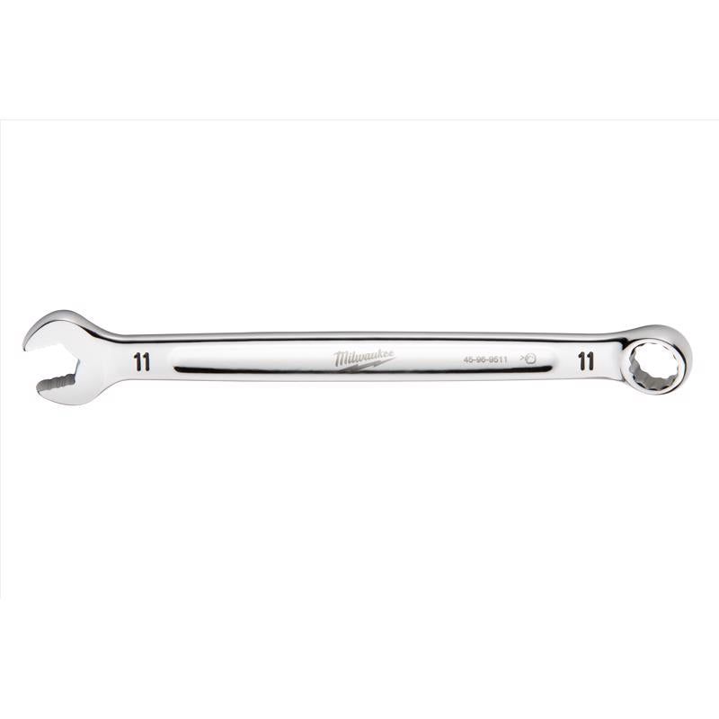 Milwaukee 11 mm X 11 mm 12 Point Metric Combination Wrench 0.98 in. L 1 pc