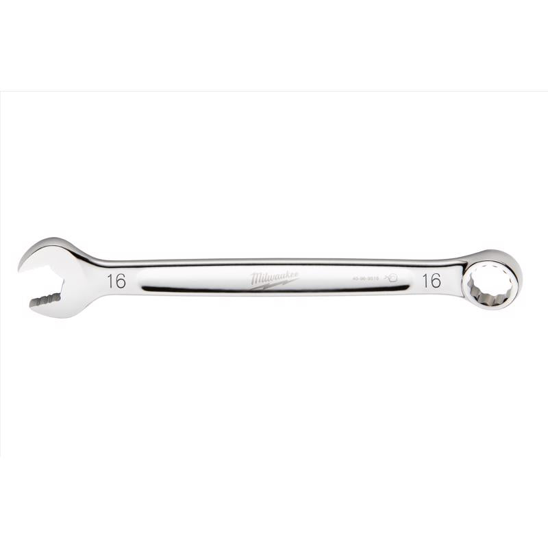 Milwaukee 16 mm X 16 mm 12 Point Metric Combination Wrench 8.27 in. L 1 pc