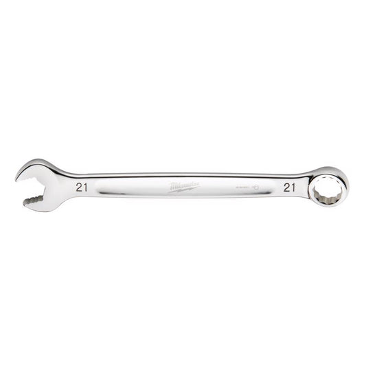 Milwaukee 21 mm X 21 mm 12 Point Metric Combination Wrench 10.71 in. L 1 pc