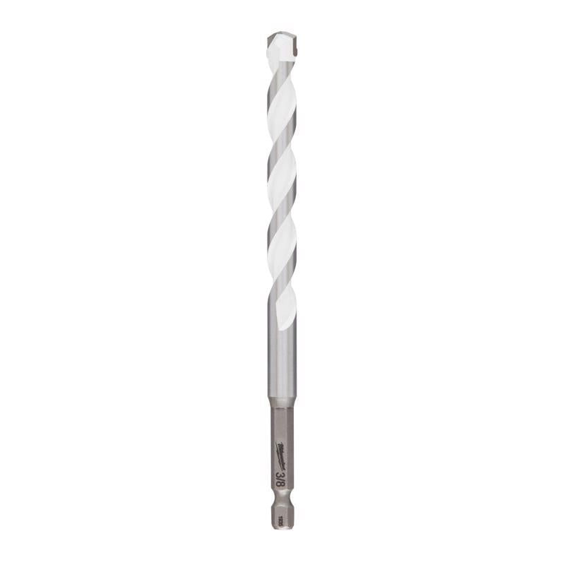Milwaukee Shockwave 3/8 in. X 6 in. L Carbide Percussion Drill Bit Hex Shank 1 pc