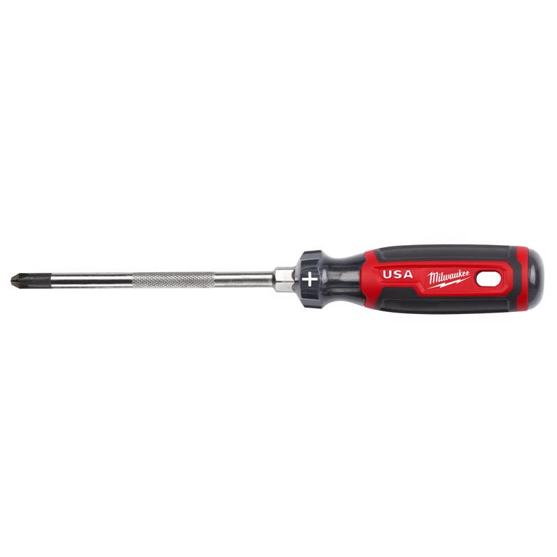 Milwaukee Made in USA Cushion Grip 3 in. X 6 in. L Phillips Made in USA Screwdriver 1 pk
