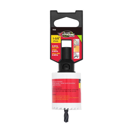 Blu-Mol Xtreme 1-5/8 in. Bi-Metal 1/4 in. D Hole Saw