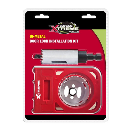 Disston Blu-Mol Xtreme Bi-Metal Door Lock Installation Kit