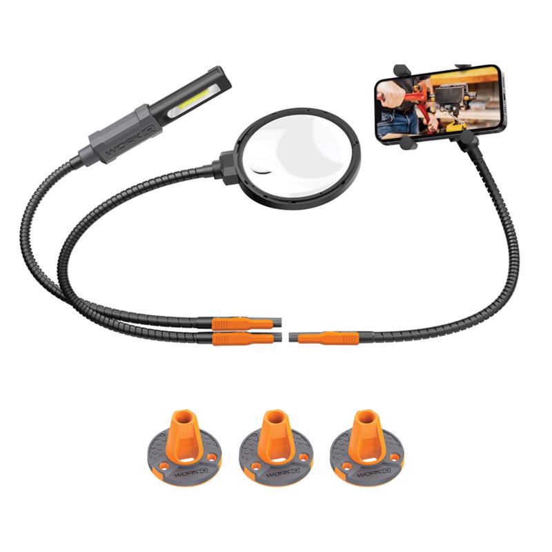 Work IQ Connect - Hands Free Die Cast Aluminum Action Vise