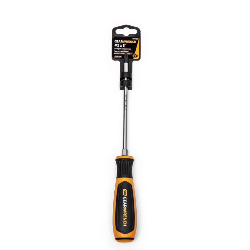 GEARWRENCH #2 X 6 in. L Phillips Screwdriver 1 pk