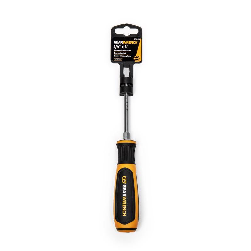 GEARWRENCH 1/4 in. X 4 in. L Slotted Screwdriver 1 pk