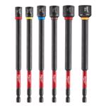 Milwaukee 1.37 in. L Steel Magnetic Nut Setter Set 6 pc