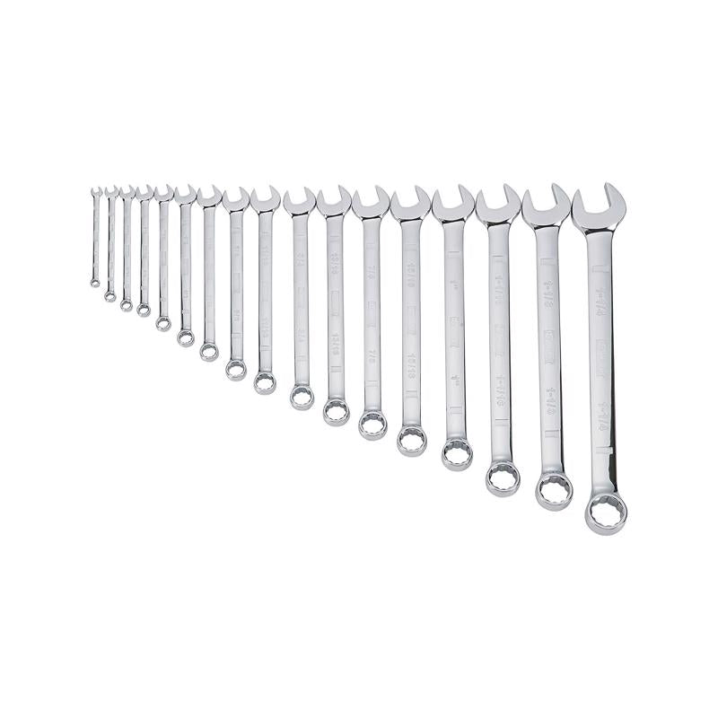 DeWalt SAE Combination Wrench Set 17 pc