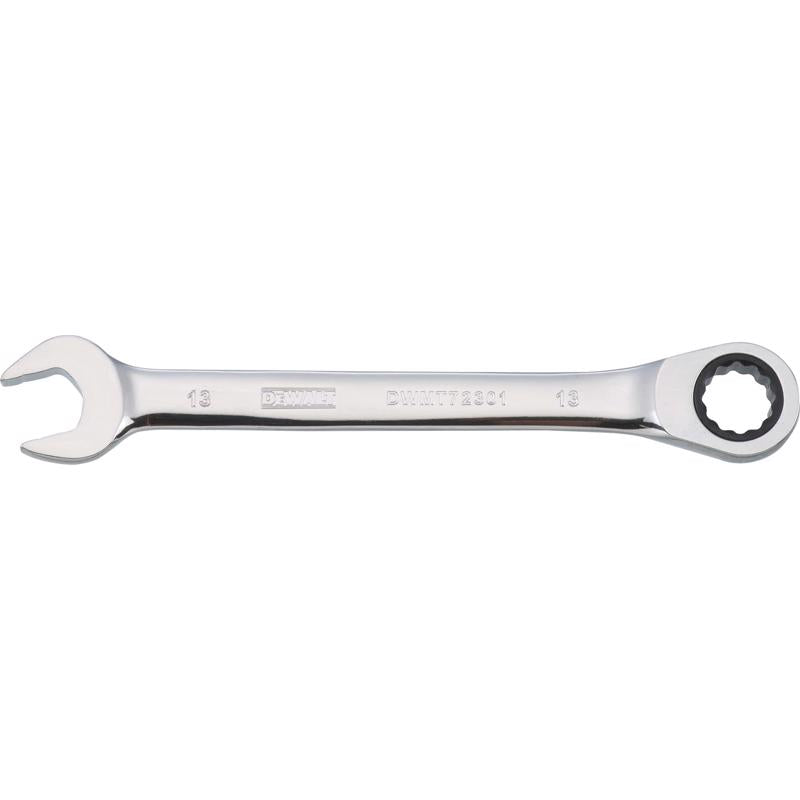 DeWalt 13 mm X 13 mm 12 Point Metric Ratcheting Combination Wrench 6-15/32 in. L 1 pc