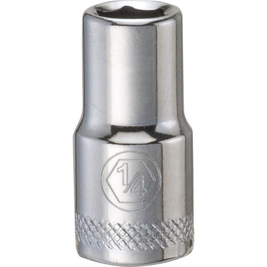 DeWalt 1/4 in. X 1/4 in. drive SAE 6 Point Socket 1 pc