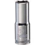 DeWalt 10 mm X 3/8 in. drive Metric 6 Point Deep Socket 1 pc