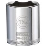 DeWalt 1-1/16 in. X 1/2 in. drive SAE 6 Point Socket 1 pc