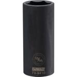 DeWalt 15/16 in. X 1/2 in. drive SAE 6 Point Deep Impact Socket 1 pc