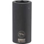 DeWalt 1-1/16 in. X 3/4 in. drive SAE 6 Point Deep Impact Socket 1 pc