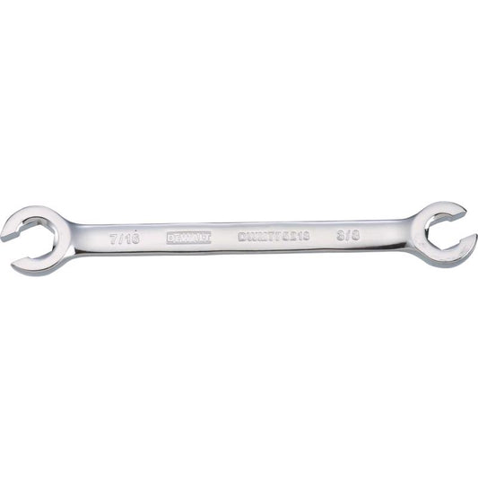 DeWalt 3/8 in. X 7/16 in. SAE Flare Nut Wrench 1 pc