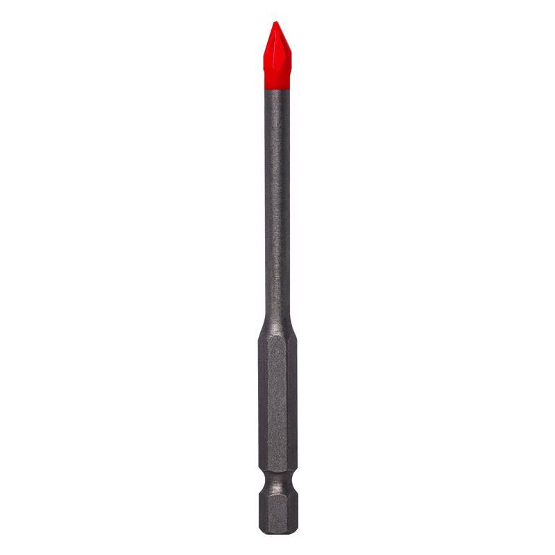 Diablo 3/16 in. X 3-1/2 in. L Carbide Tipped Tile and Stone Drill Bit Hex Shank 1 pk