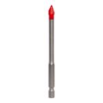 Diablo 1/4 in. X 3-1/2 in. L Carbide Tipped Tile and Stone Drill Bit Hex Shank 1 pk