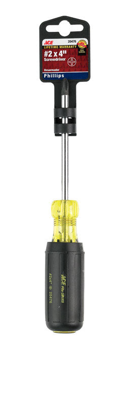 Ace No. 2 X 4 in. L Phillips Screwdriver 1 pc