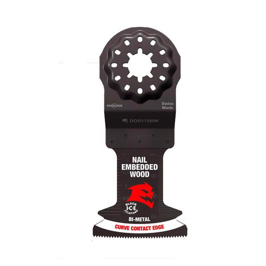 Diablo Demo Demon 1-3/4 in. W Bi-Metal Curved Oscillating Blade Nail-Embedded Wood 10 pk
