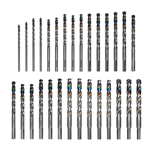 Diablo Metal Demon Stainless Steel Drill Bit Set 3-Flat Shank 1 pk