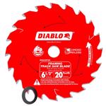 Diablo James Hardie 6-1/2 in. D X 20 mm Polycrystalline Diamond Track Saw Blade 4 teeth 1 pk