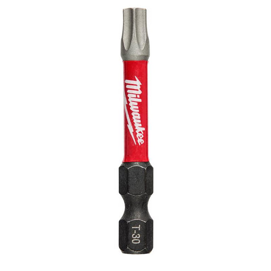 Milwaukee Shockwave Torx T30 Sizes X 2 in. L Power Bit Steel 25 pc