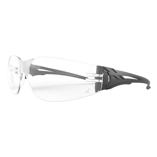 Edge Anti-Fog Viso Safety Glasses Clear Lens Black Frame