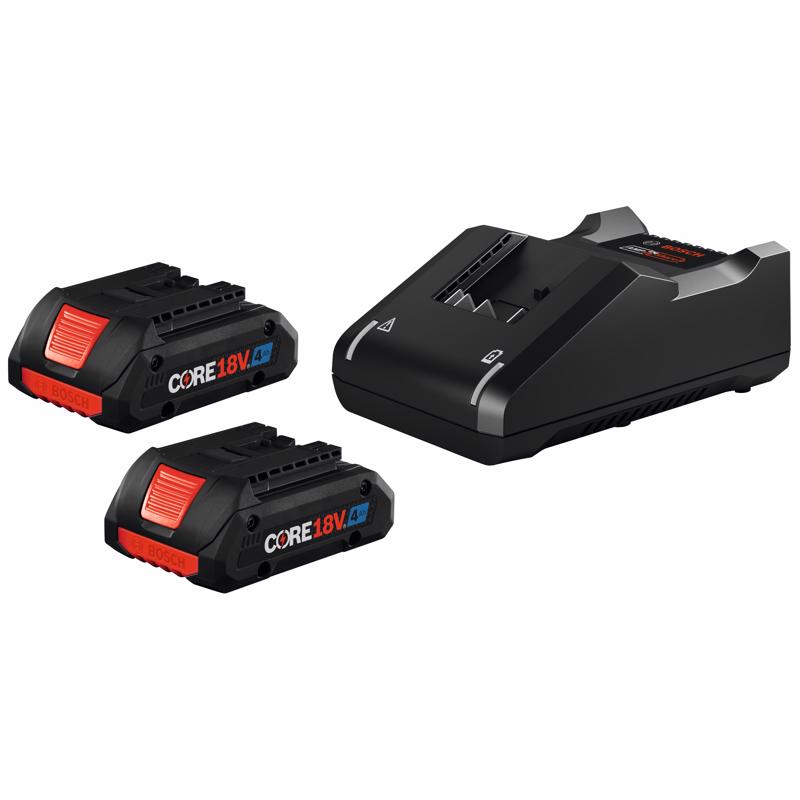 Bosch 18V GXS18V-11N25 4 Ah Lithium-Ion Battery and Charger Starter Kit