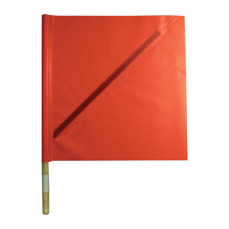 C.H. Hanson 24 in. Fluorescent Orange Safety Flags Polyvinyl 1 pk