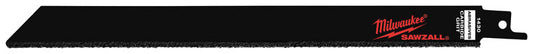 Milwaukee SAWZALL 9 in. Carbide Grit Reciprocating Saw Blade 3 pk