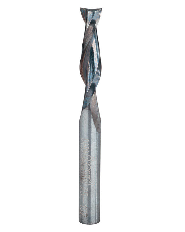 Freud 1/4 in. D X 2-1/2 in. L Carbide Up Spiral Router Bit