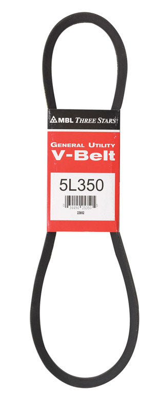 Mitsuboshi FHP General Utility V-Belt 0.63 in. W X 35 in. L For Fractional Horsepower Motors