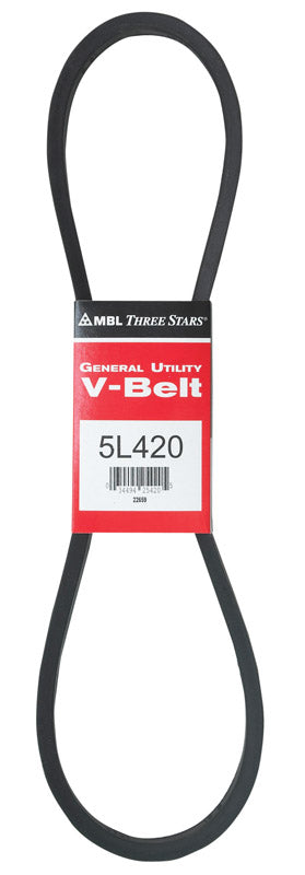 Mitsuboshi FHP General Utility V-Belt 0.63 in. W X 42 in. L For Fractional Horsepower Motors